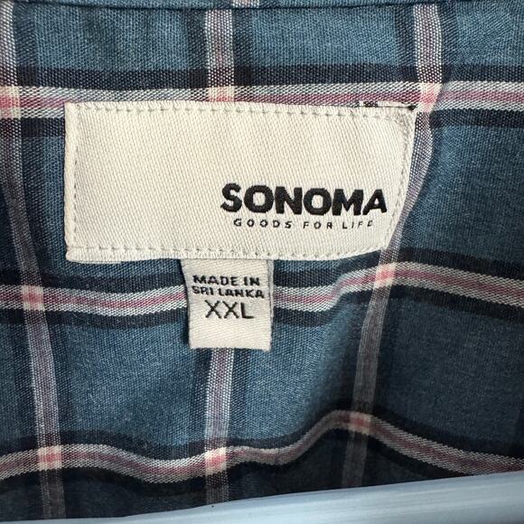 Sonoma Goods For Life Perfect Length Button Up Shirt US Men's XXL - Picture 2 of 8